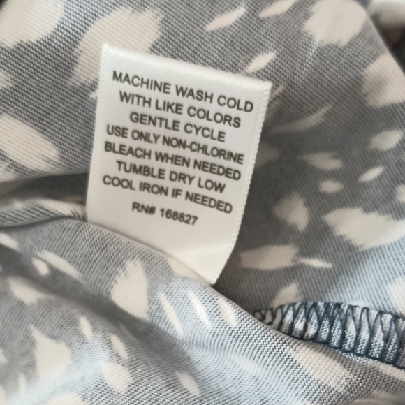 Blue Mood Elegant Navy and White Long Sleeve Top 3X - Picture 7 of 7